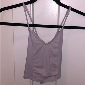 Little light purple crop size XS